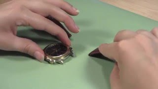 How to Change a Leather Watch Band in a Case without Holes [upl. by Lounge201]