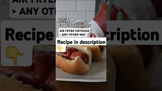 The Best Air Fryer Hot Dogs [upl. by Ahsema585]