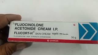 Flucort H Cream  Fluocinolone Acetonide Cream  Flucort H Skin Cream uses Benefit Review Hindi [upl. by Yevre]