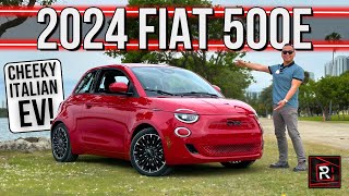 The 2024 Fiat 500e Red Is A Cute amp Chic Electric Rebirth Of An Iconic Italian City Car [upl. by Arac]