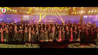 BEST EVER CAP THROW DANCE VIDEO ADVITI22MBBS GRADUATIONBELIEVERS CHURCH MEDICAL COLLEGE HOSPITAL [upl. by Aiepoissac]