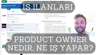 Yazılım  Product Owner ne iş yapar  iş ilanları [upl. by Maida]