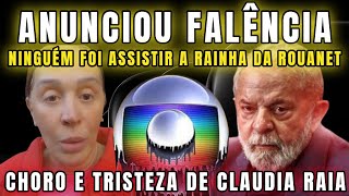 URGENTE PODE RIR CLAUDIA RAIA ANUNCIA FALÃŠNCIA E QUEBRA NA TV NEM INÃCIO CONSEGUIU SEGURAR O ROMBO [upl. by Gnilrac490]