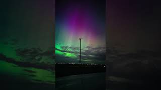 Northern light show Calgary l October 10th 2024 [upl. by Sremlahc]