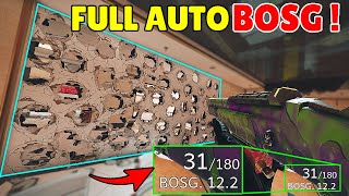 Fully Automatic  Unlimited Bullets BOSG Destroying Everything In 01 Second  Rainbow Six Siege [upl. by Vergil794]