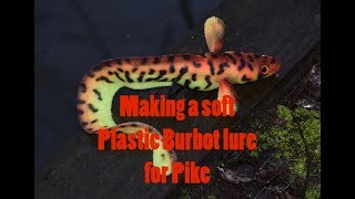 making a imitation burbot swimbait lure for pike [upl. by Asssilem]