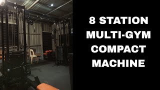 8 Station MultiGym Compact Machine  Gym Equipment [upl. by Lefton513]