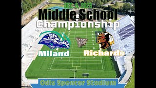 Midland VS Richards MCSD Middle School Championships  Donate at Cash App 4point0fit [upl. by Abijah595]