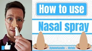 How and When to use Nasal Spray Otrivin Xylometazolin  For Patients [upl. by Omar]