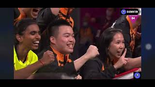 Badminton commonwealth game 2022 Mixed team malaysia  Gold medal [upl. by Ydnolem]