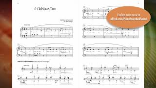 O Christmas Tree arr Mike Springer  Score amp Sound Piano [upl. by Aihsenod]