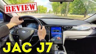 2022 JAC J7  POV review interior city driving [upl. by Kowalski193]