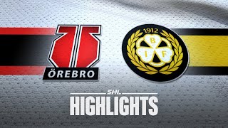 Örebro vs Brynäs  26 sep 2024  Highlights [upl. by Adnorrehs973]