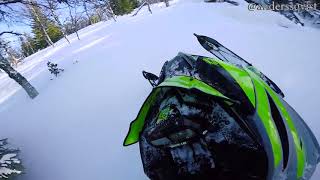 2018 Arctic Cat Mountain Cat M8000 Tree Riding [upl. by Lebazi]