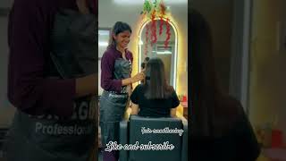 Hair smoothening yshorts youtube hairsmoothning hairstyle hair [upl. by Car966]