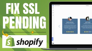 How To Fix SSL Pending Error on Shopify Quick 2023 [upl. by Kennie]