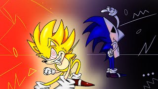 Fleetway Sonic Vs Majin Sonic COMPLETE [upl. by Corso26]