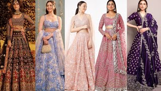 Latest Lehenga Dress Collection\Wedding Lehenga Designs\Party Wear Lehenga Designs [upl. by Amick]