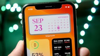 How To Use WidgetSmith On iOS 14 [upl. by Genovera]