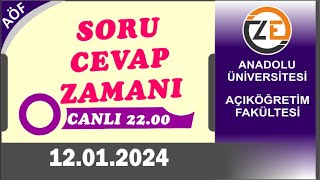 AÖF 12 01 2024 Sınav Giriş Yerleri Açıklandı Açıköğretim Sorularınız [upl. by Hallvard810]