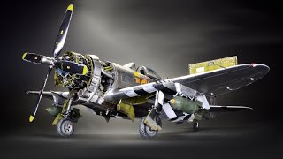 P47 Thunderbolt Advanced MiniArt 148  Aircraft Model [upl. by Morette]