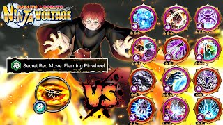 NxB NV Test New 4☆ Sasori quotSecret Red Move Flaming Pinwheelquot VS EX Ultimate Jutsu [upl. by Lore]