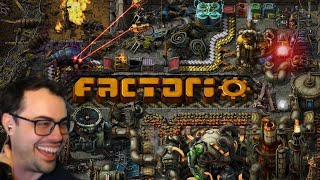 Factorio DEATHWORLD Completely Blind First Playthrough Ep 7 [upl. by Auhs]