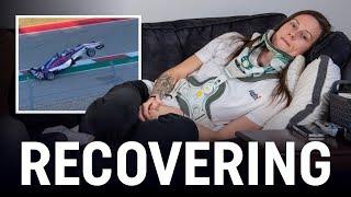 Abbie Eaton speaks out after breaking her back in a horrible crash [upl. by Landmeier]