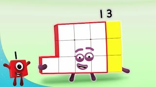 Numberblocks  Thirteen  Learn to Count  Learning Blocks [upl. by Elimac]