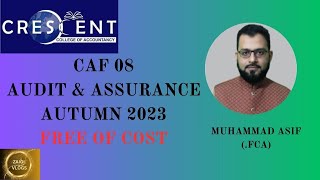 CAF 8 Sir Asif Autumn 2023 Lecture 21 [upl. by Lleoj416]