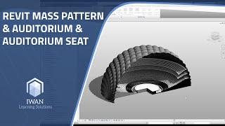 Revit Mass pattern amp Auditorium amp Auditorium Seat [upl. by Huber]