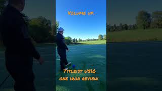 Titleist u510 1 iron review summed up in 12 seconds golf Titleist [upl. by Aiasi612]