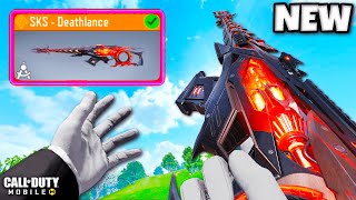 NEW LEGENDARY SKS  DEATHLANCE 😍  COD MOBILE [upl. by Eimak624]