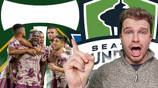 🇬🇧BRIT REACTS TO PORTLAND TIMBERS vs SEATTLE SOUNDERS MLS 2023  UNBELIEVABLE GOAL FROM ASPRILLA [upl. by Nylhtiak]