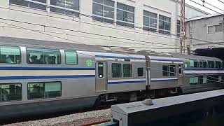 JR YOKOSUKA LINE at Tsurumi kanagawa ken japan travel train [upl. by Ytsud227]