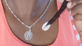 How to Attach Cowrie Shells to Your Locs amp TwistsBraids etc [upl. by Depoliti618]