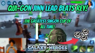 QuiGon Jinn Omicron beats REY Full Resistance team [upl. by Anirbac957]