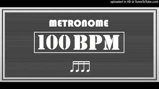 100 BPM Metronome in 16th [upl. by Siuqramed]