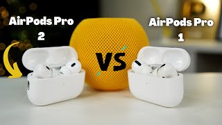 AirPods Pro 2 vs AirPods Pro 1 Full Comparison in Hindi [upl. by Nylrak]