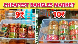 9rs 10rs Mumbai Bangles Holesale Market Bhuleshwar Mumbai Bangles Market [upl. by Senior]