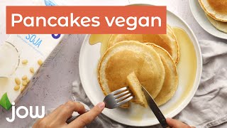 Recette pancakes vegan [upl. by Rebliw]