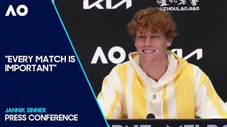 Jannik Sinner Press Conference in Italiano  Australian Open 2024 Third Round [upl. by Schear]