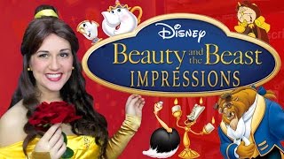 Disneys Beauty and the Beast IMPRESSIONS  Madi2theMax [upl. by Rehpotsrhc991]