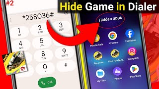 🤫 How To Hide Free Fire In Dialer  Dial Pad Mein Apps Kaise Chupaye  Apps Hide in Phone [upl. by Yajet]