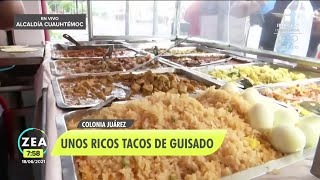 quotLa Especialquot tiene los mejores tacos de guisado de la colonia Juárez  Noticias con Francisco Zea [upl. by Ateuqirne359]