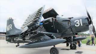 Part 1 DOUGLAS A1 SKYRAIDER The MASSIVE SingleEngine Heavy Recip [upl. by Tildy]