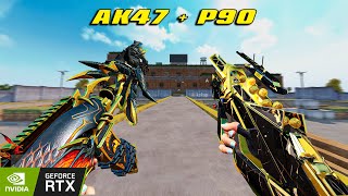 New Eternal AK47 Chiaroscuro  P90 Shutter island random squad Blood strike max graphic [upl. by Aisinoid439]