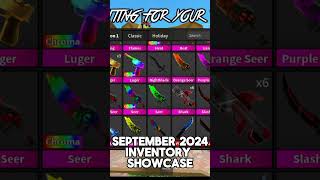 MM2 INVENTORY SHOWCASE SEPTEMBER 2024 Enjoy [upl. by Aldas]