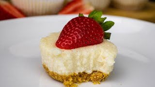 Easy 10 Minute NO BAKE Mini Cheesecakes [upl. by Cecily]