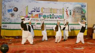 Gilgiti cultural dance at Bahauddin Zakariya University Multan [upl. by Zobias]